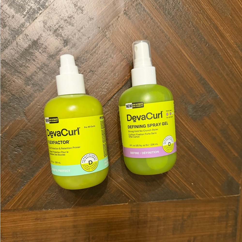 DevaCurl Defining Spray Gel and Flex Factor- never used